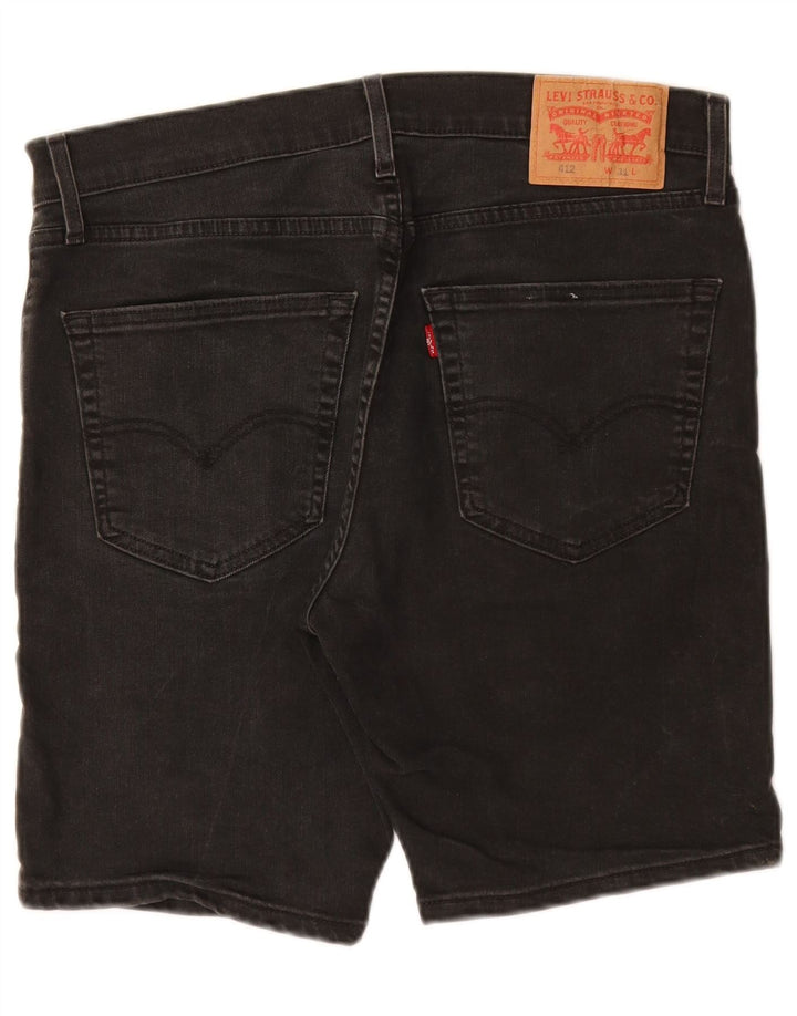 Ανδρικό τζιν σορτς Levi's 412 W31 μεσαίο μαύρο βαμβακερό