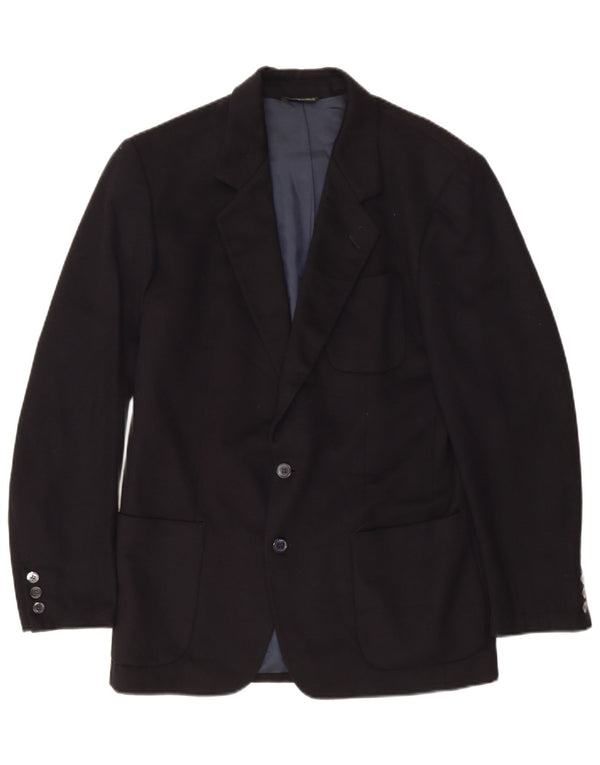 Trussardi Jeans Ανδρικό Μπουφάν Blazer 2 Κουμπιών IT 46 Small Black