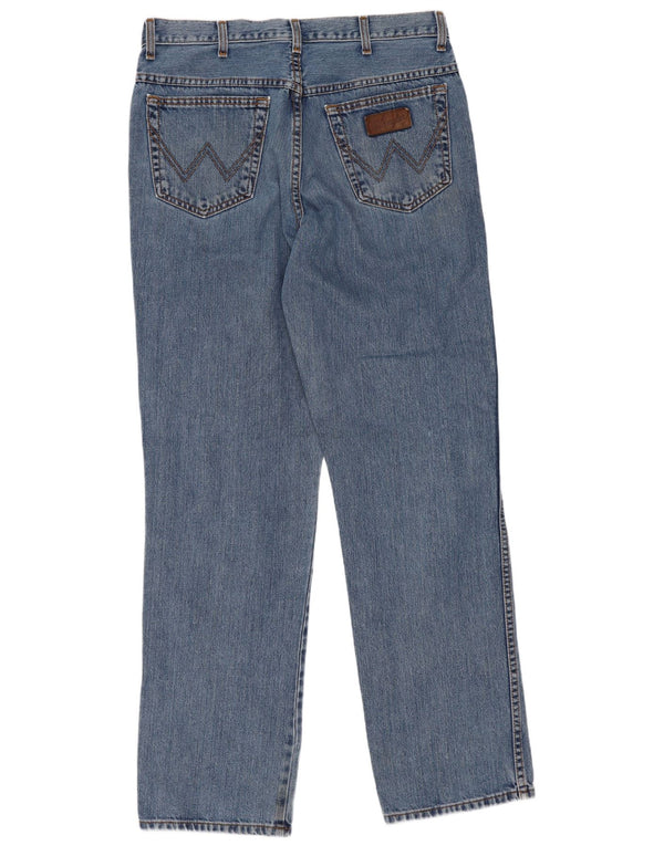 Ανδρικό τζιν Wrangler Ohio Straight W34 L34 Μπλε βαμβακερό