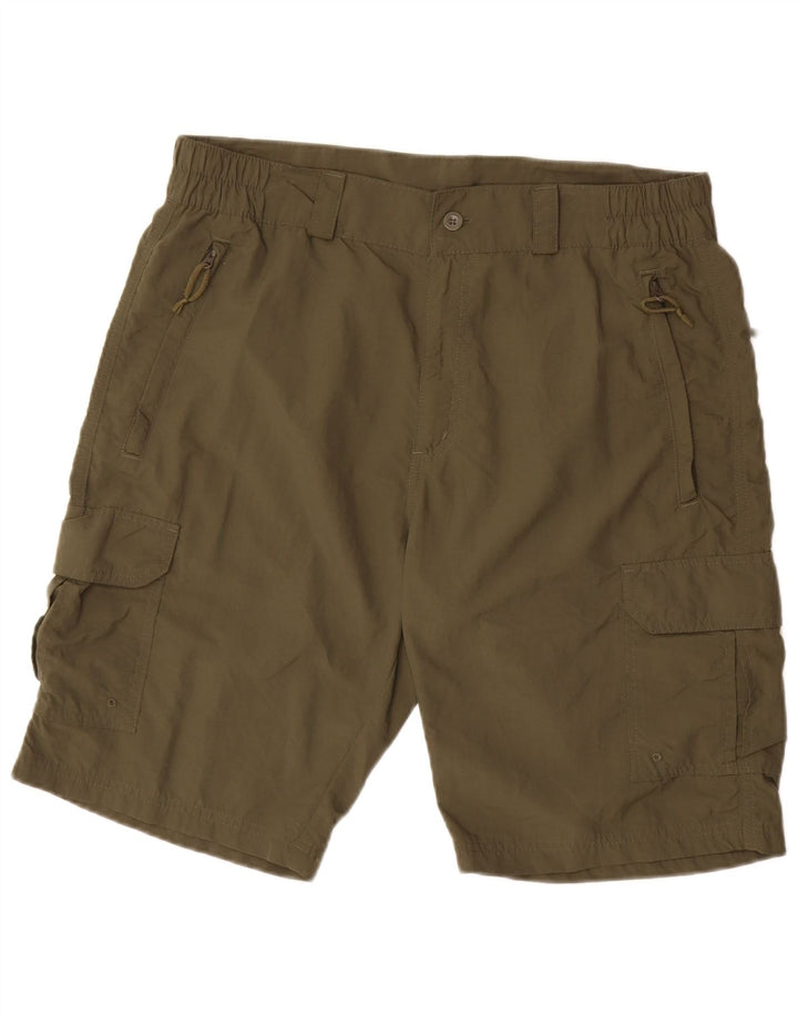 MOUNTAIN WAREHOUSE Ανδρικό σορτς Cargo W34 Large Khaki Nylon