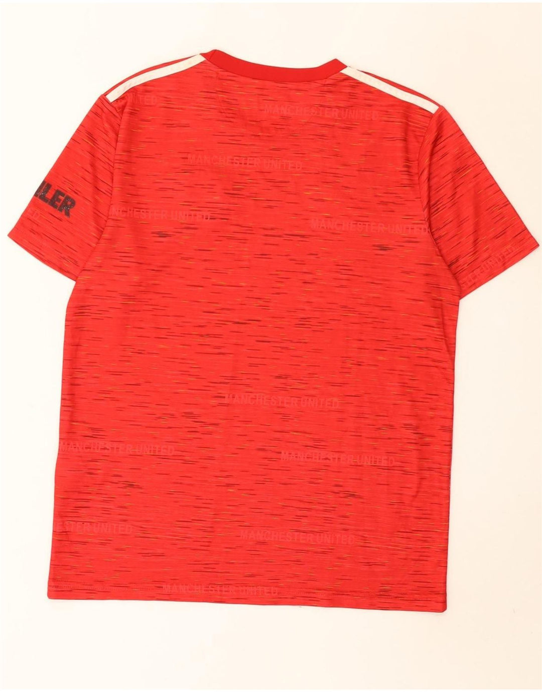 Ανδρικό T-Shirt Adidas Manchester United Top μεσαίο κόκκινο πολυεστέρας