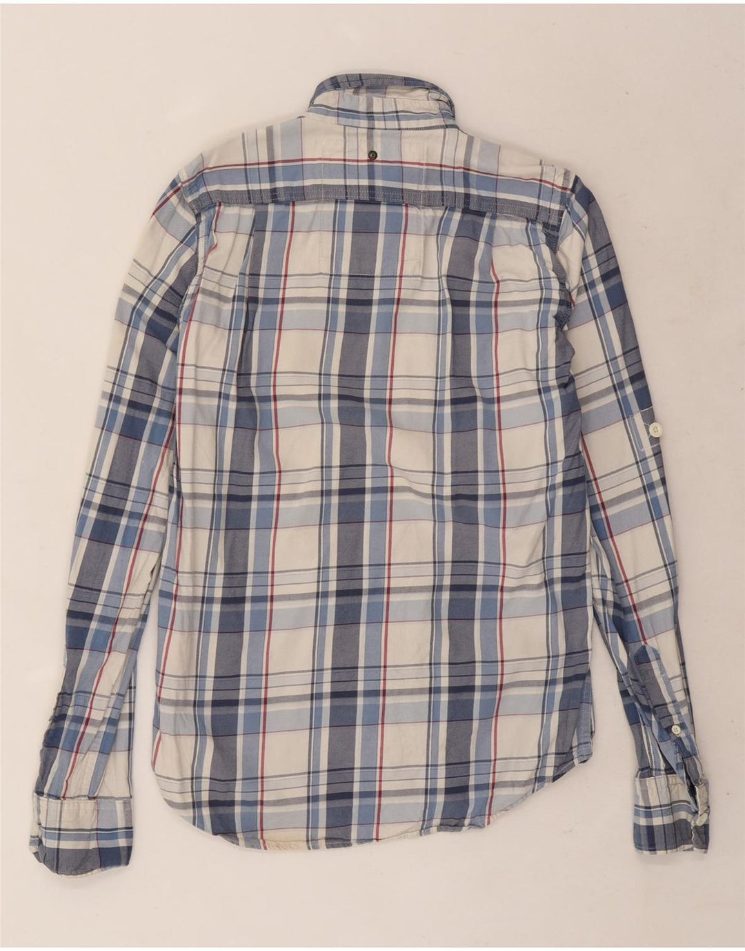 Ανδρικό φανελένιο πουκάμισο Superdry, μεσαίο μπλε καρό