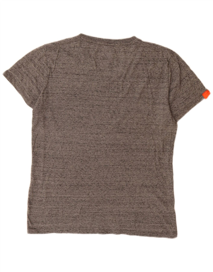 Ανδρικό T-Shirt Superdry Top Βαμβακερό μεσαίο γκρι