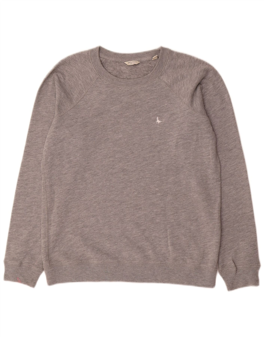 Jack Wills Γυναικείο Φούτερ Jumper UK 12 Βαμβακερό μεσαίο γκρι