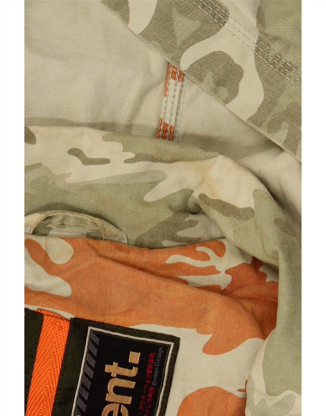 Superdry Γυναικείο Στρατιωτικό Μπουφάν υπερμεγέθη 3/4 μανίκι UK 14 Medium Khaki