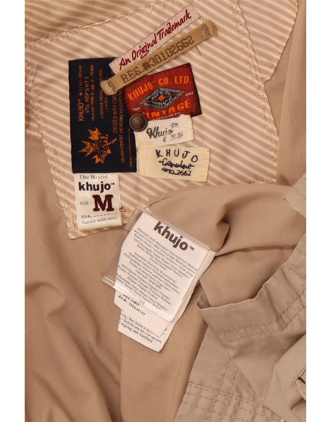 KHUJO Γυναικείο Utility Jacket UK 14 Medium Beige Βαμβακερό