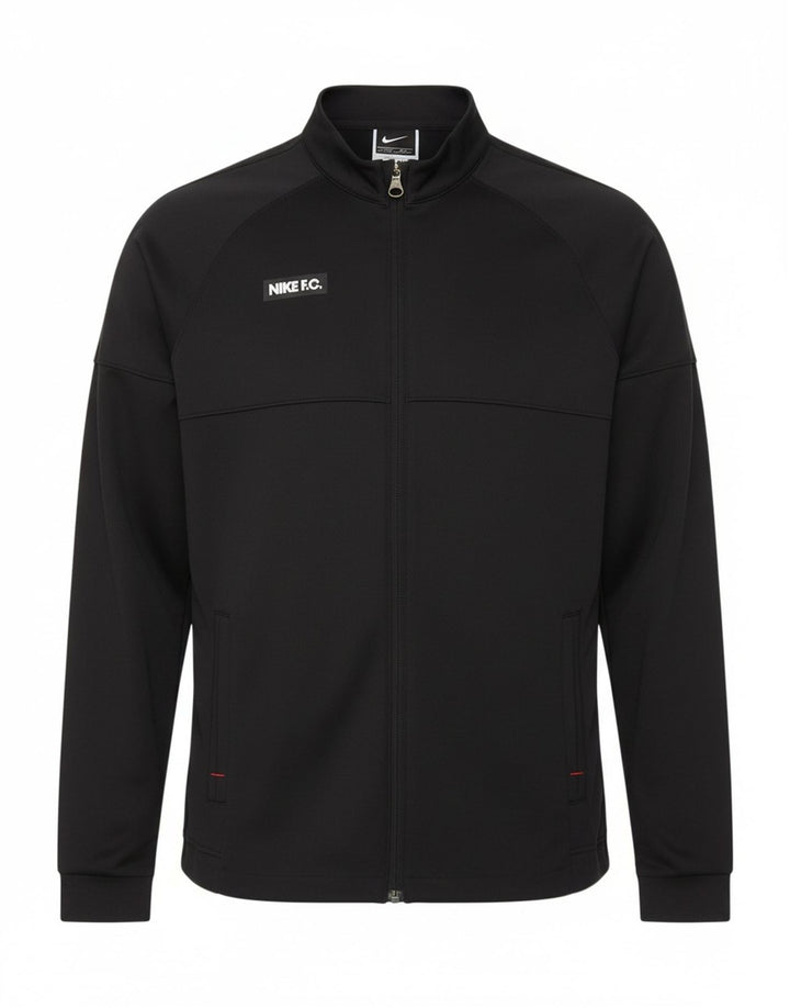 Μπουφάν Nike Boys αθλητική φόρμα 13-14 ετών XL μαύρο πολυεστέρα