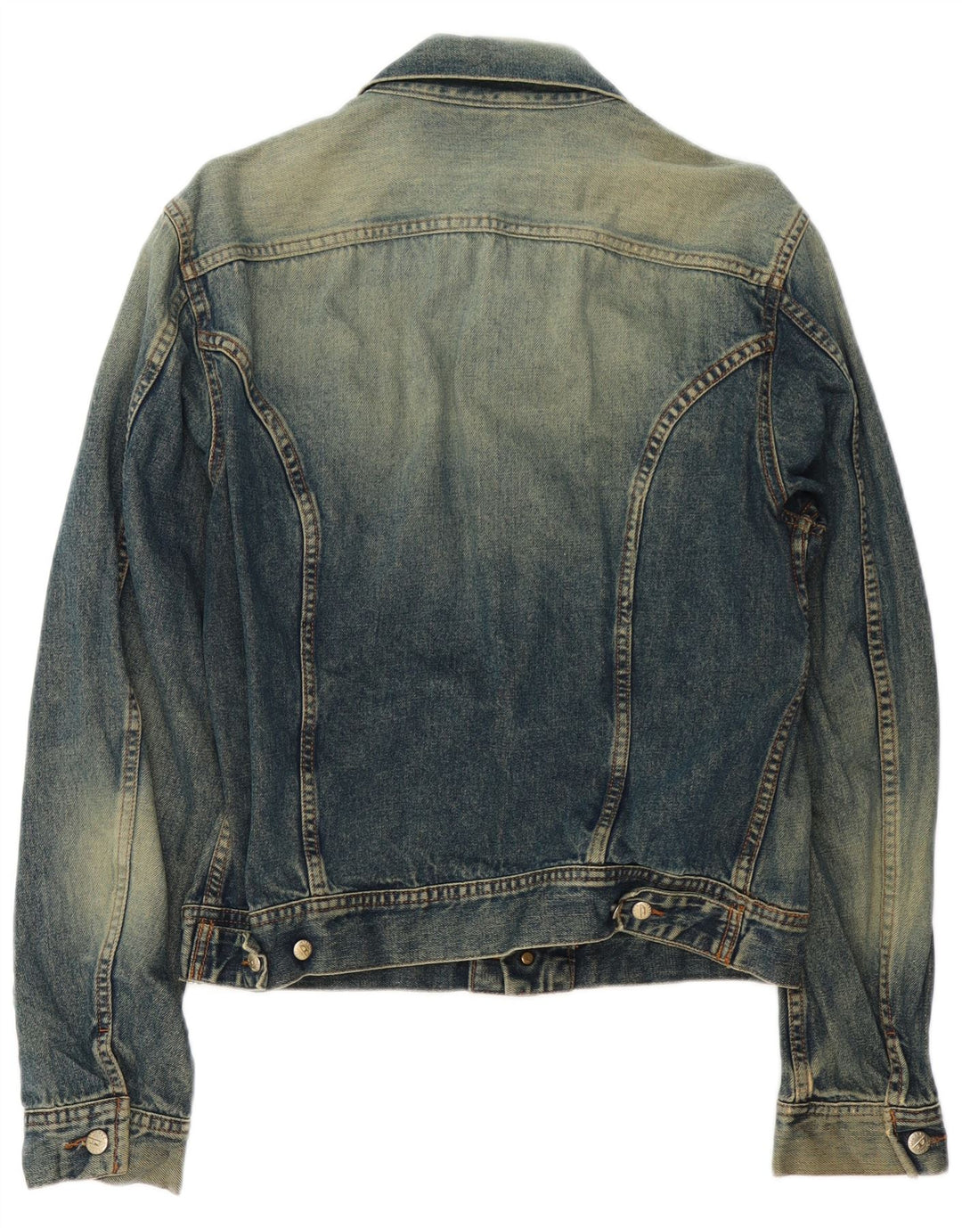 Ανδρικό τζιν μπουφάν DIESEL UK 40 μεγάλο μπλε βαμβακερό