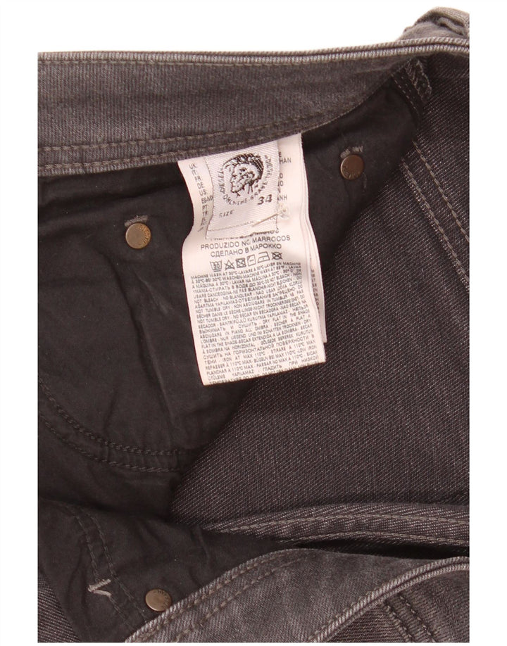Diesel Ανδρικό Slim Jeans W34 L30 Γκρι βαμβακερό