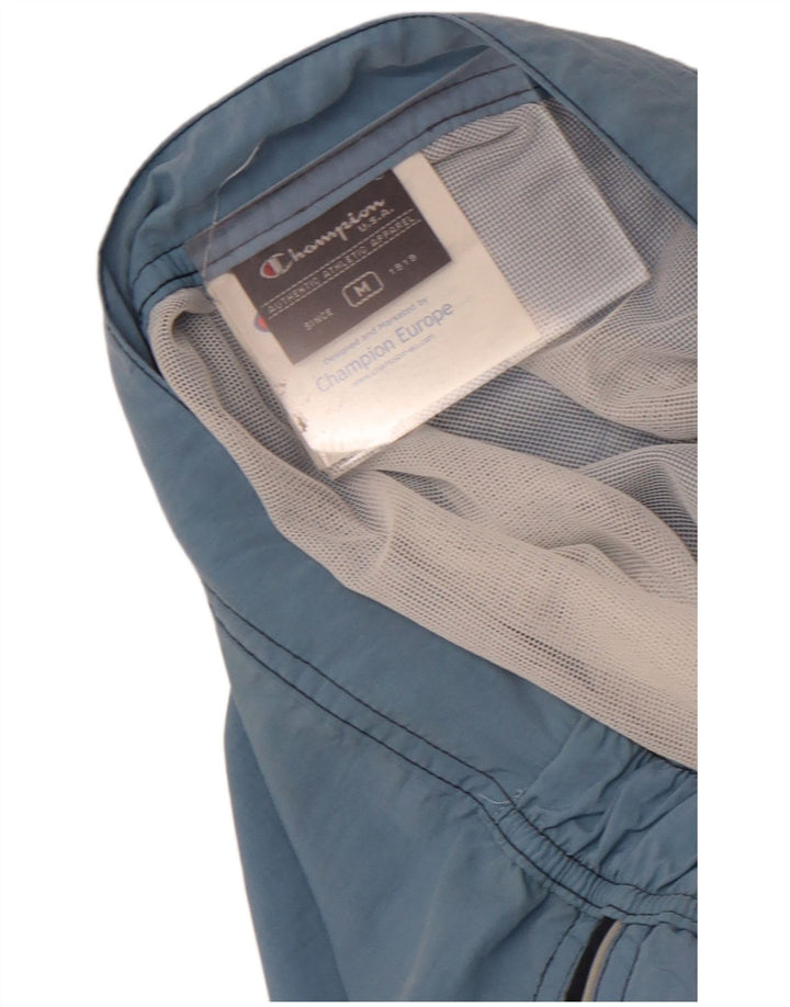 Champion Ανδρικό γραφικό σορτς κολύμβησης μεσαίου μπλε πολυαμιδίου