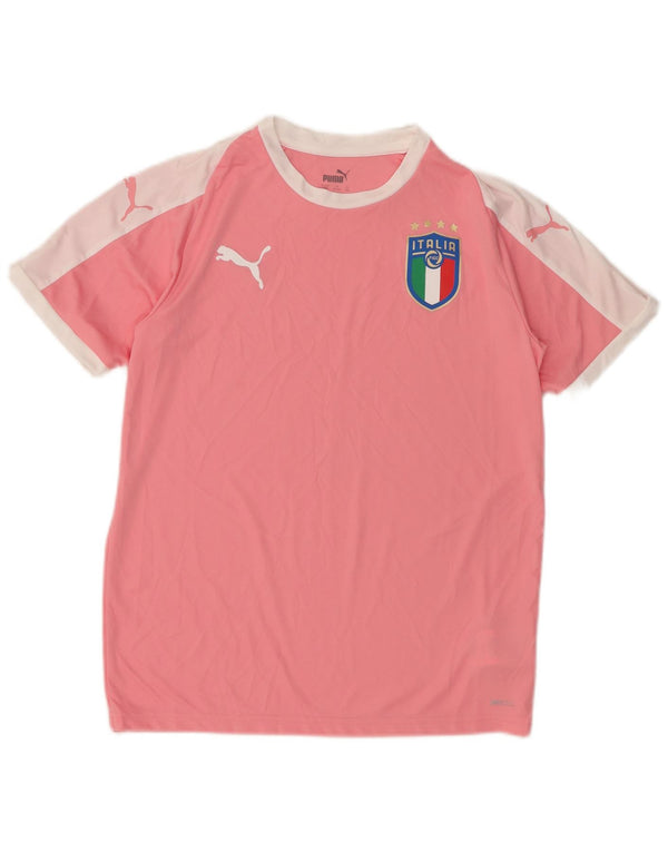 Γραφικό T-shirt Puma Girls Italia Top 13-14 ετών ροζ πολυεστέρα