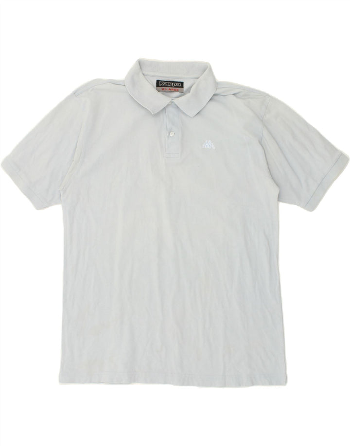 KAPPA Mens Polo Shirt XL Blue Cotton Vintage Kappa and Second-Hand Kappa from Messina Hembry 