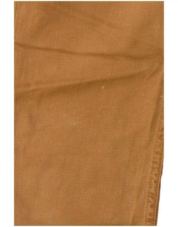 LEVI'S Mens 505 Straight Casual Παντελόνι W29 L30 Καφέ Βαμβακερό