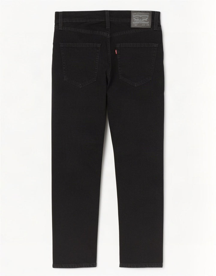 Levi's Mens 502 Tapered Jeans W34 L30 Μαύρο βαμβακερό