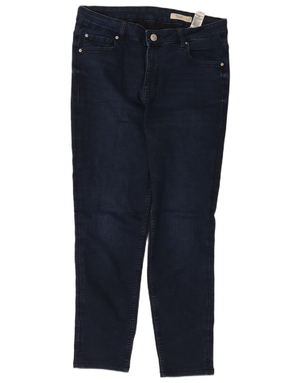 Marks & Spencer Womens The Ivy Skinny Jeans UK 14 Large W34 L26 Navy Blue