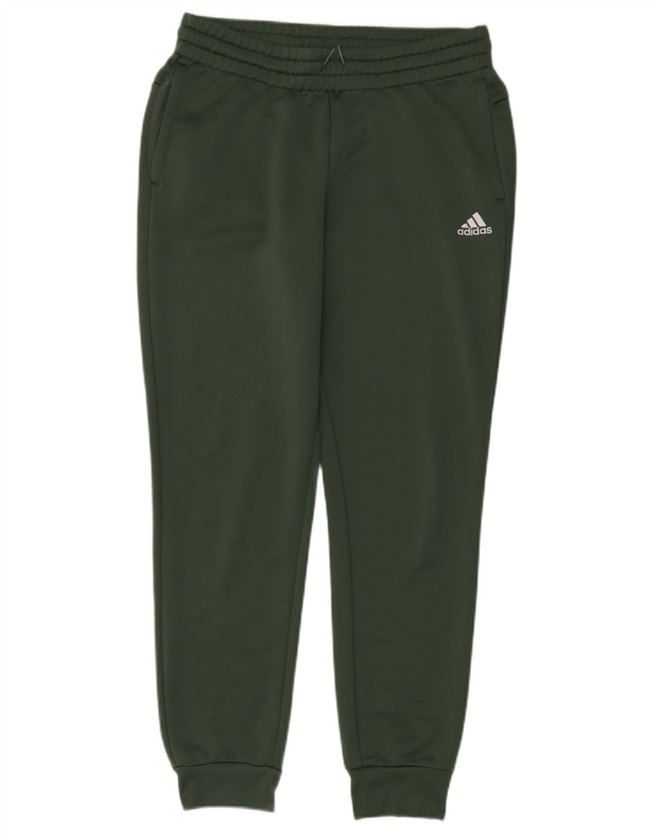 Adidas Ανδρική φόρμα παντελόνι Joggers UK 12/14 Μεσαίο πράσινο πολυεστέρα