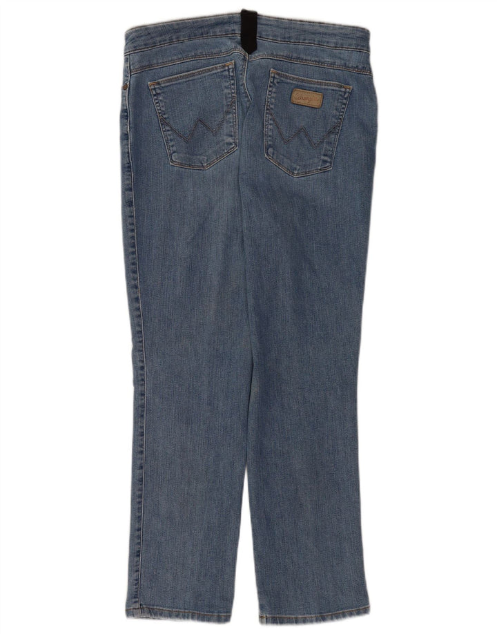 Γυναικείο τζιν ίσιο Wrangler W34 L28 Μπλε βαμβακερό