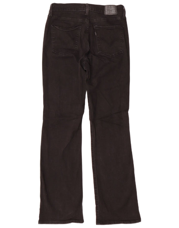 Γυναικείο τζιν Levi's Bootcut US 8 Medium W29 L32 Μαύρο βαμβακερό