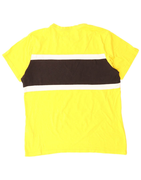 Ανδρικό γραφικό T-Shirt Levi's Top Large Yellow Colourblock Βαμβακερό