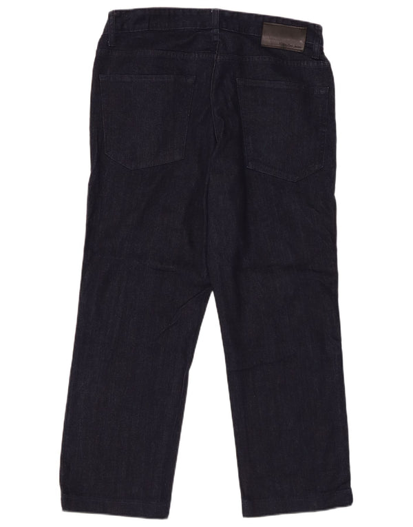 Ανδρικό τζιν Calvin Klein Slim Fit Straight W34 L26 Navy Blue Cotton