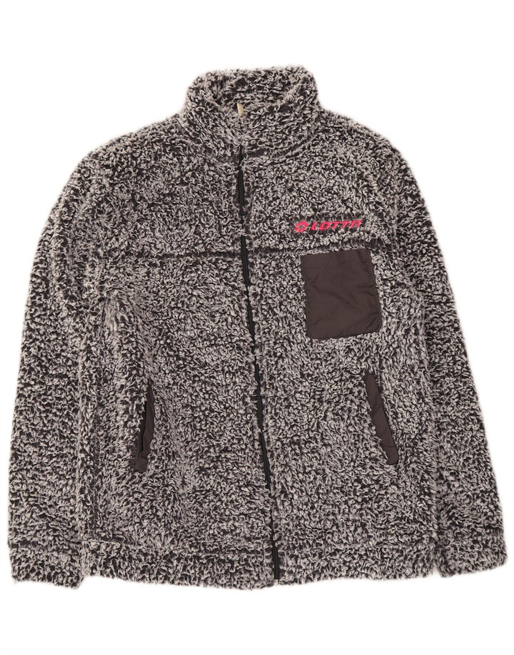 Γυναικείο μπουφάν Lotto Fleece UK 18 XL Γκρι Πολυεστέρας