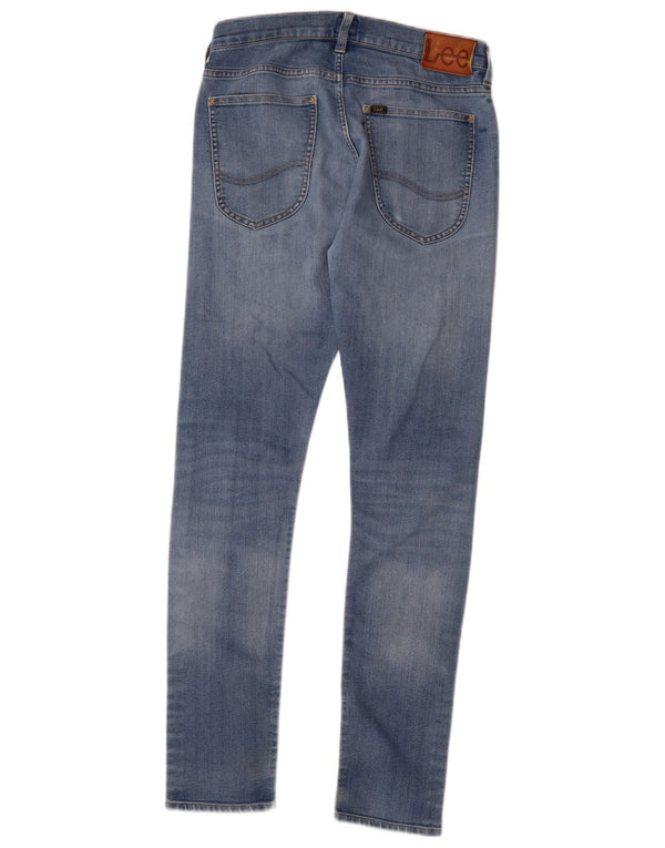 Lee Mens Luke Skinny Jeans W31 L34 Blue Cotton