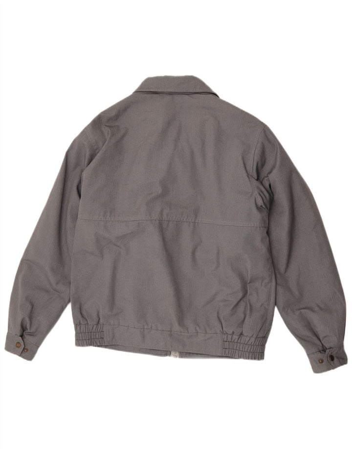 Vintage Ανδρικό Bomber Windbreaker Jacket UK 38 Medium Grey