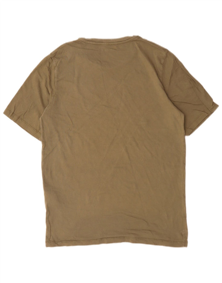 Ανδρικό γραφικό μπλουζάκι Jack & Jones Top Medium Khaki Cotton
