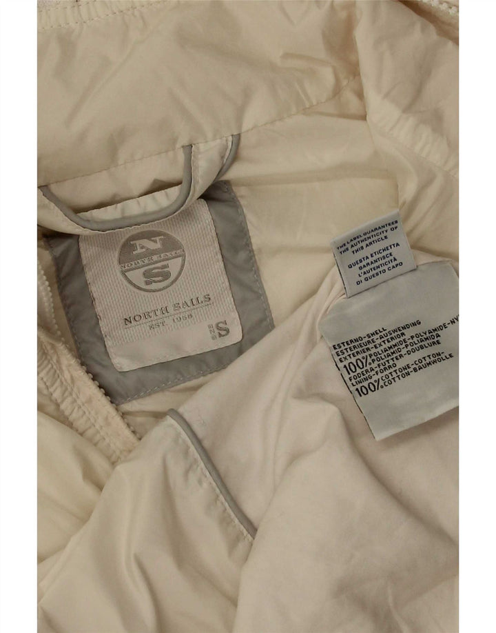 North Sails Γυναικείο Bomber Jacket UK 10 Small White Polyamide