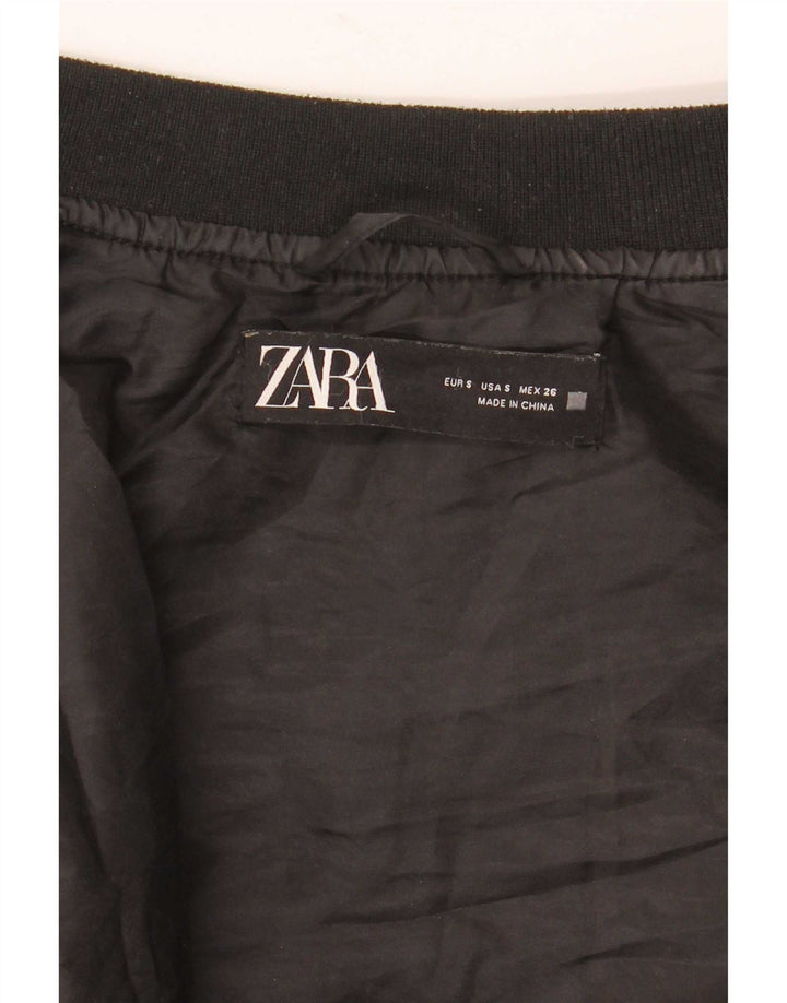 Zara Γυναικείο Καπιτονέ Μπουφάν UK 10 Small Black