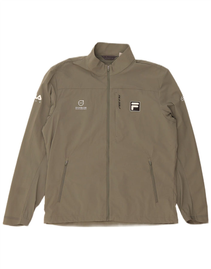 Fila Γυναικεία αθλητική φόρμα κανονικής φόρμας Top Jacket UK 18 XL Khaki
