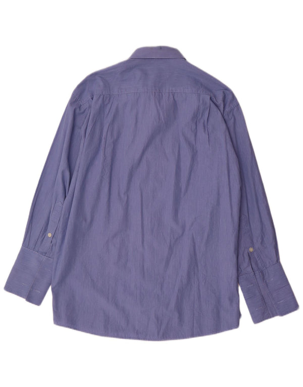 PIERRE CARDIN Ανδρικό επίσημο πουκάμισο νούμερο 17 XL Μπλε ρίγες