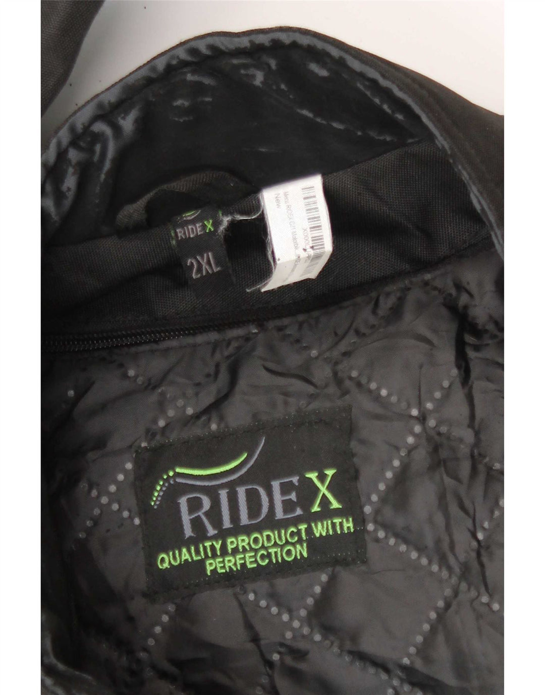 Ridex Mens Racer Jacket UK 44 2XL Μαύρο