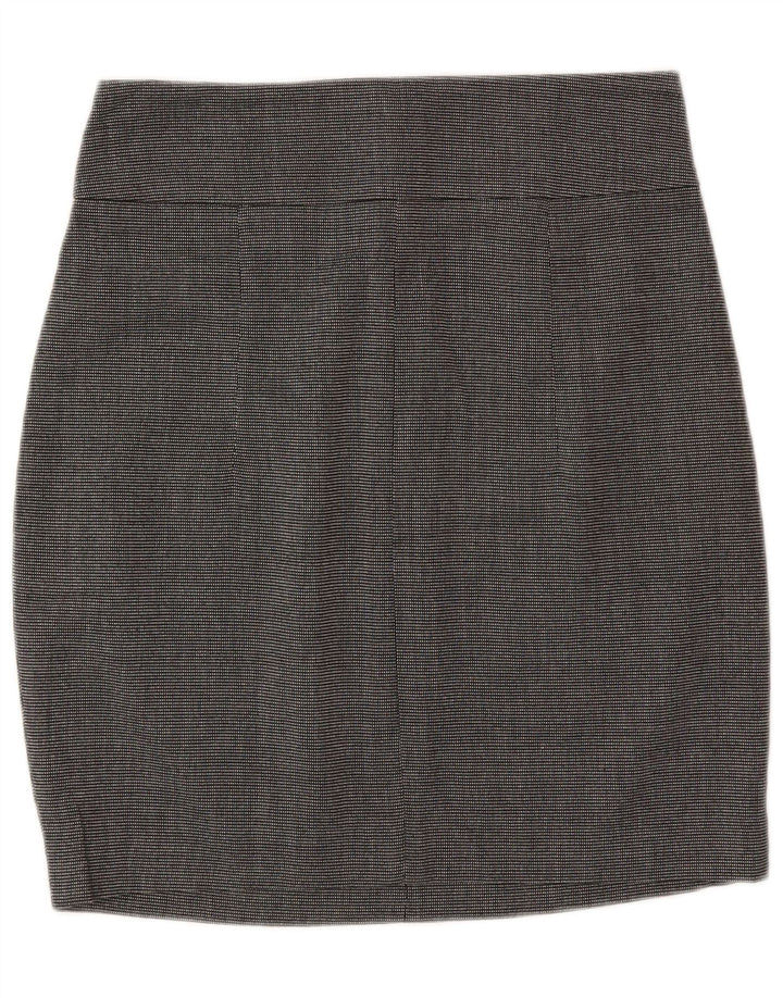 Zara Γυναικεία Pencil Φούστα Small W26 Grey Spotted Polyester