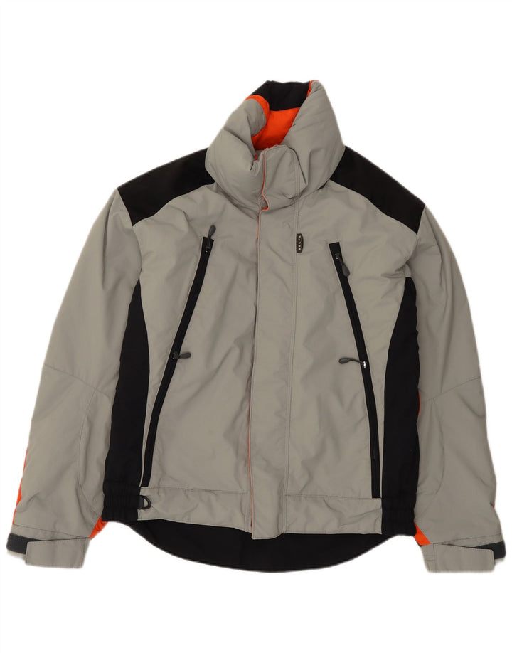 Ανδρικό μπουφάν Belfe Windbreaker UK 38 Medium Grey Colourblock Polyamide