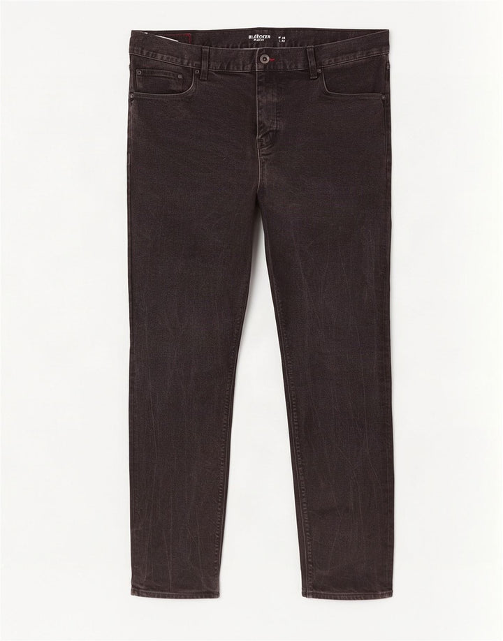 Tommy Hilfiger Mens Bleecker Slim Jeans W40 L32 Μαύρο βαμβακερό