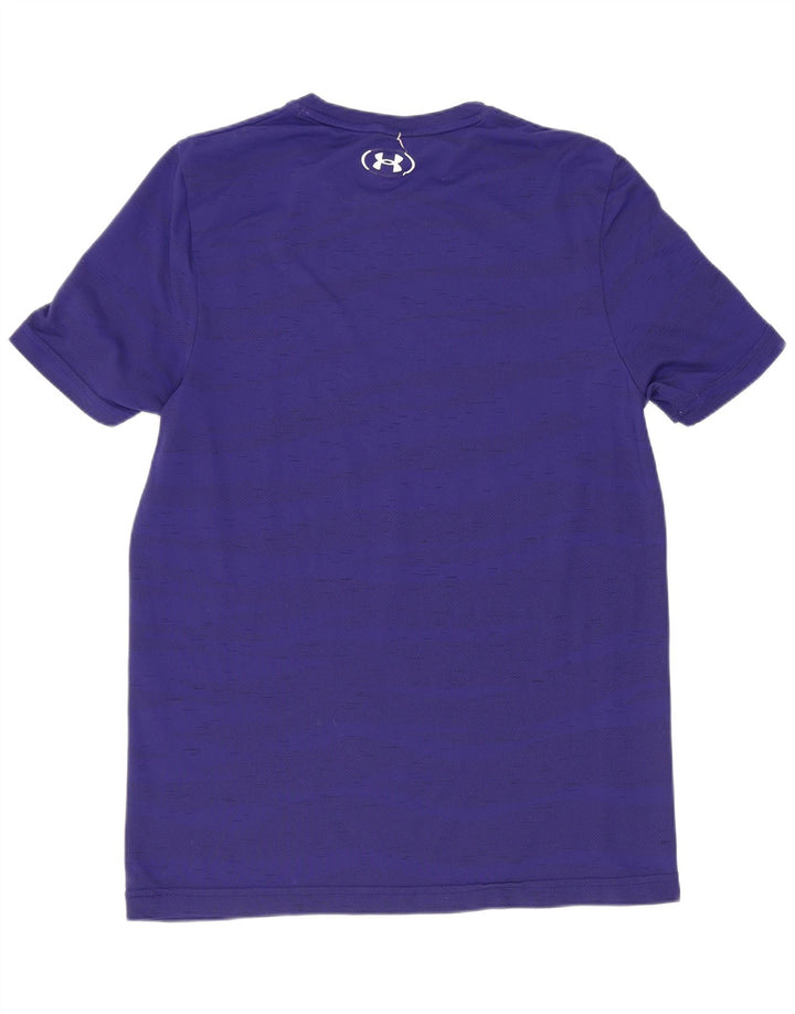 Under Armour Ανδρικό T-Shirt Top Medium Navy Blue ριγέ