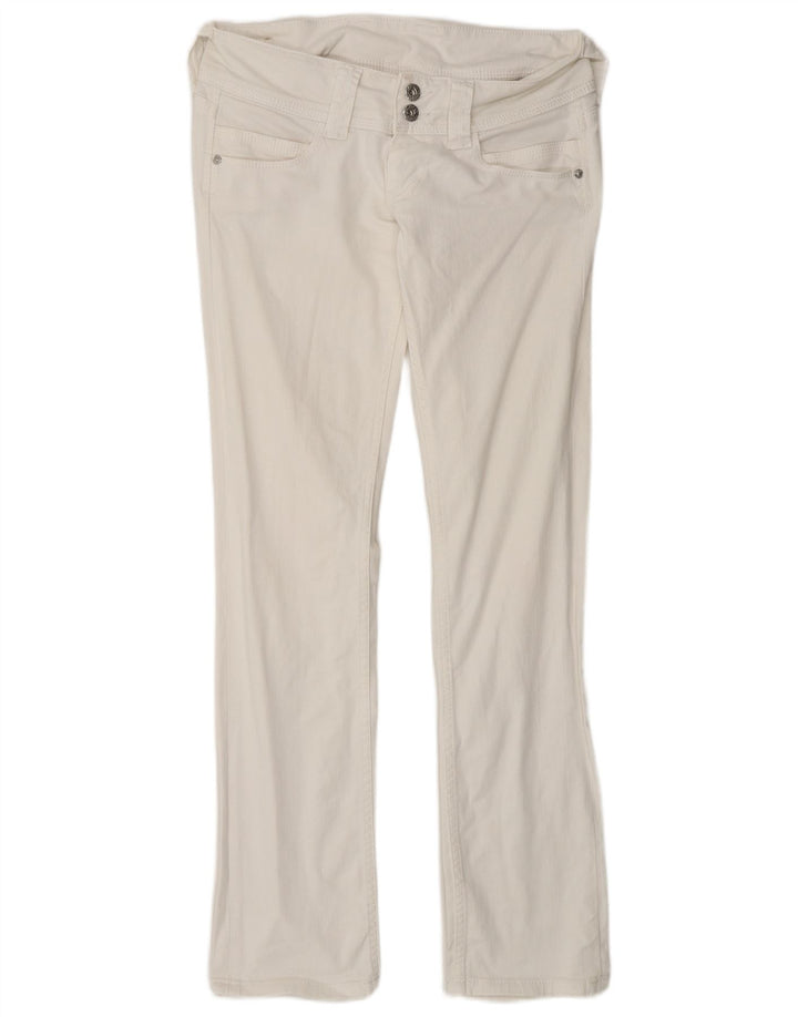 PEPE Jeans Γυναικείο Venus Slim W28 L32 Λευκό βαμβακερό