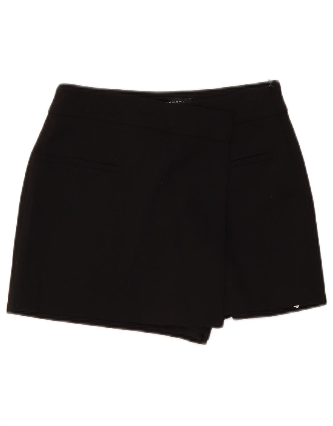 Zara Womens Skort UK 6 XS Black Polyester