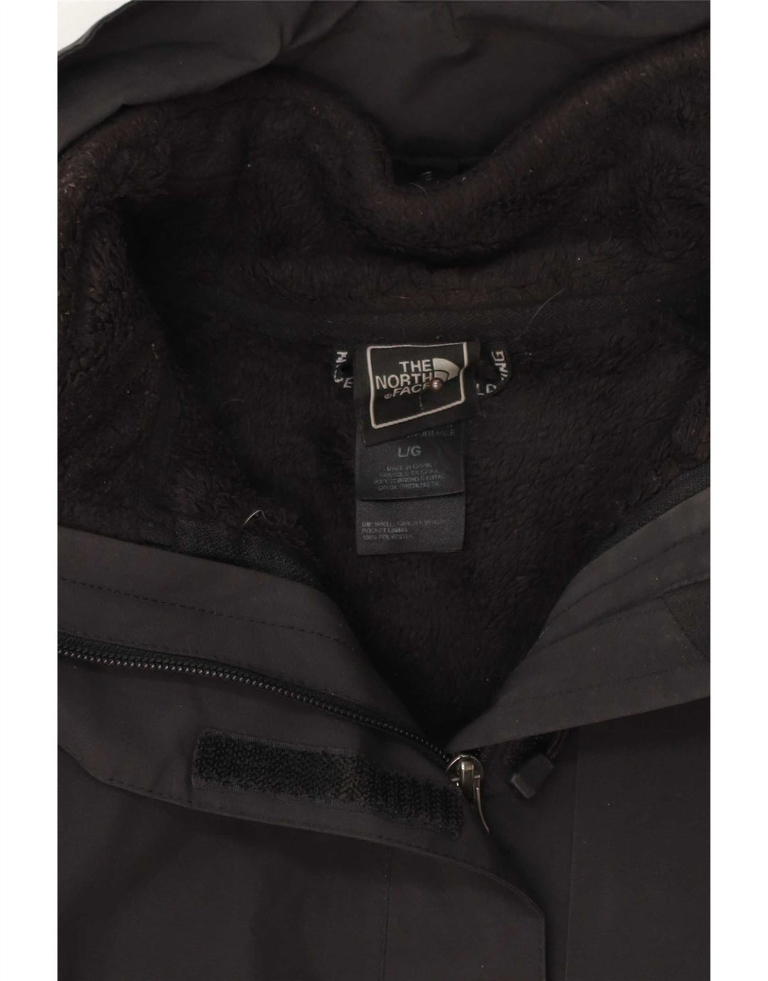 Το γυναικείο αντιανεμικό μπουφάν North Face UK 16 Large Black Polyester