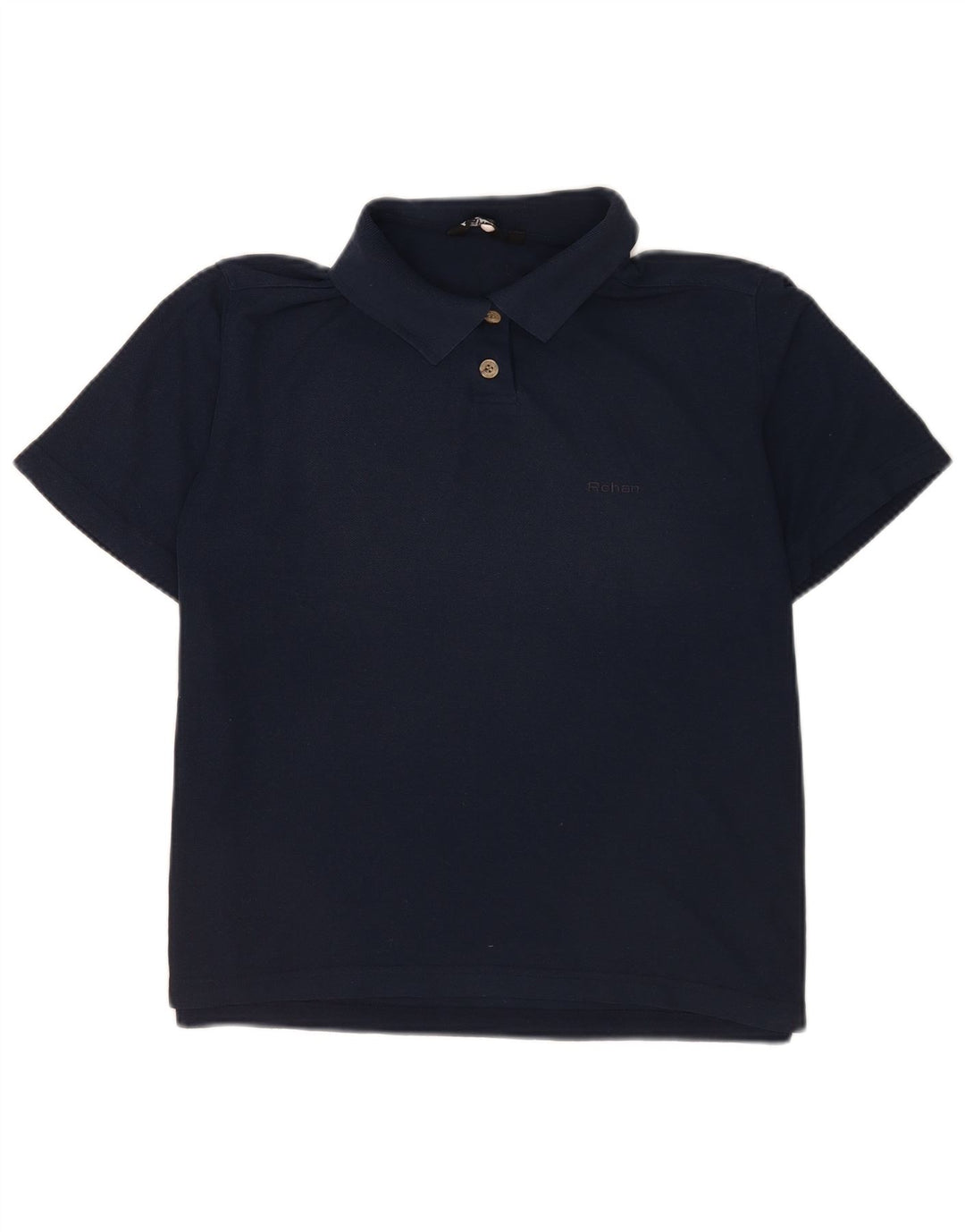 Rohan γυναικείο μπλουζάκι πόλο UK 12 Medium Navy Blue