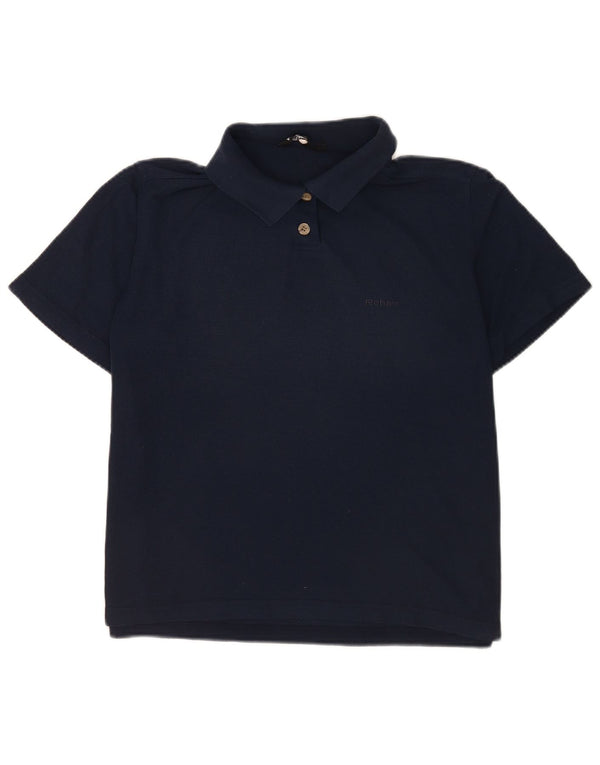 Rohan γυναικείο μπλουζάκι πόλο UK 12 Medium Navy Blue