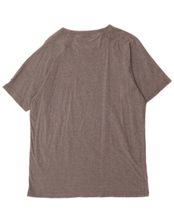 Ανδρικό γραφικό μπλουζάκι Ellesse Top Large Grey Flecked Cotton