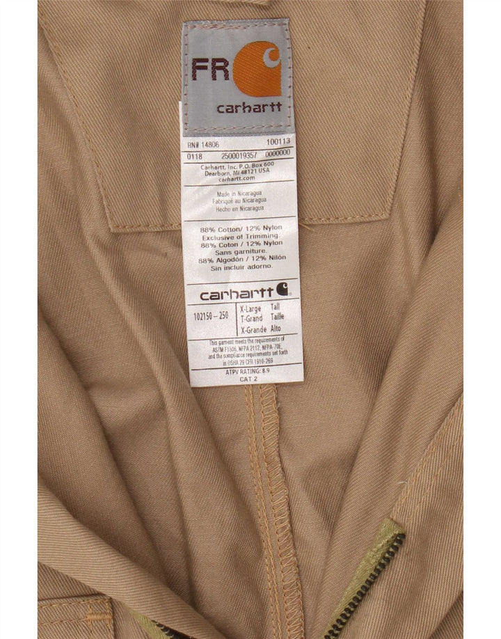 Ανδρική ψηλή φόρμα Carhartt XL Beige Cotton