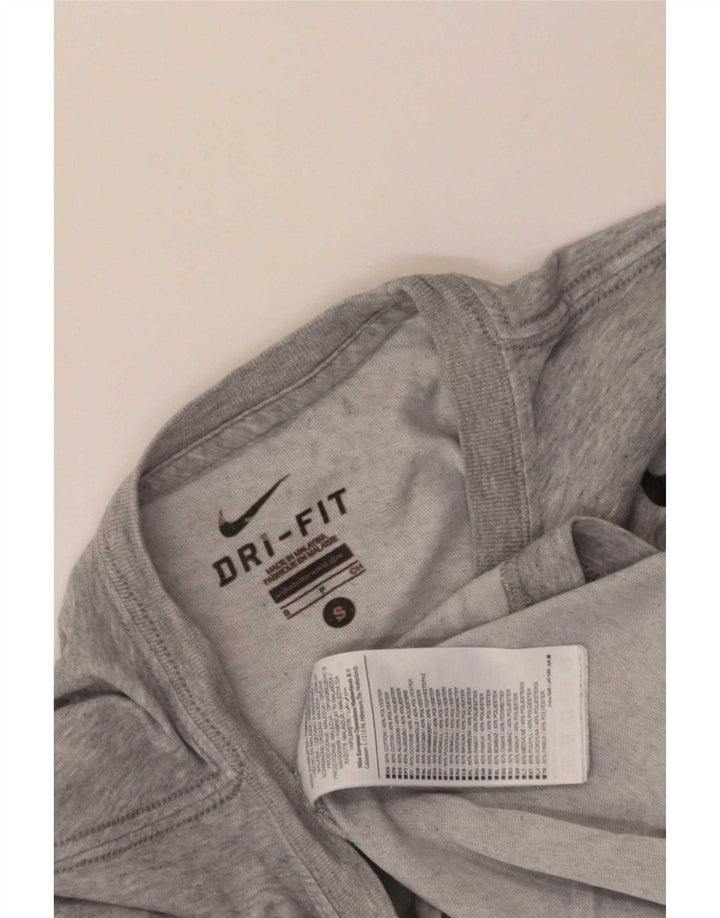 Ανδρικό μπλουζάκι Nike Dri Fit, μικρό γκρι βαμβακερό