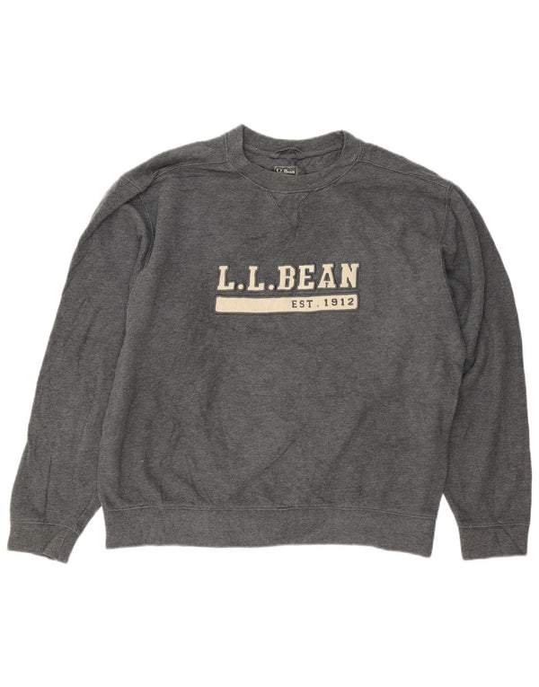 Ανδρικό γραφικό φούτερ L.L.BEAN Jumper Μεσαίο γκρι βαμβακερό