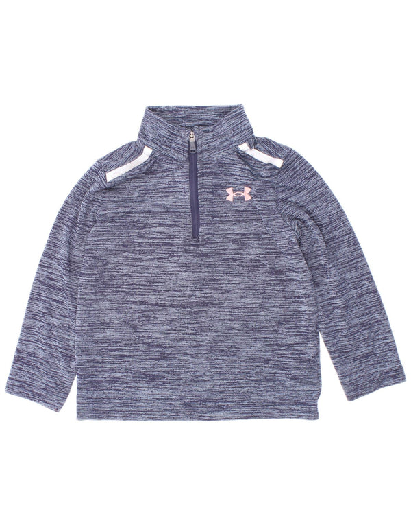 Under Armour Baby Girls 1/4 με φερμουάρ μακρυμάνικο 18-24 μηνών με μπλε φλύκταινες
