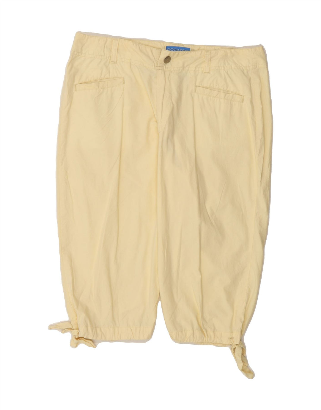 DOCKERS Womens Bermuda Shorts US 8 Medium W32  Beige Cotton Vintage Dockers and Second-Hand Dockers from Messina Hembry 