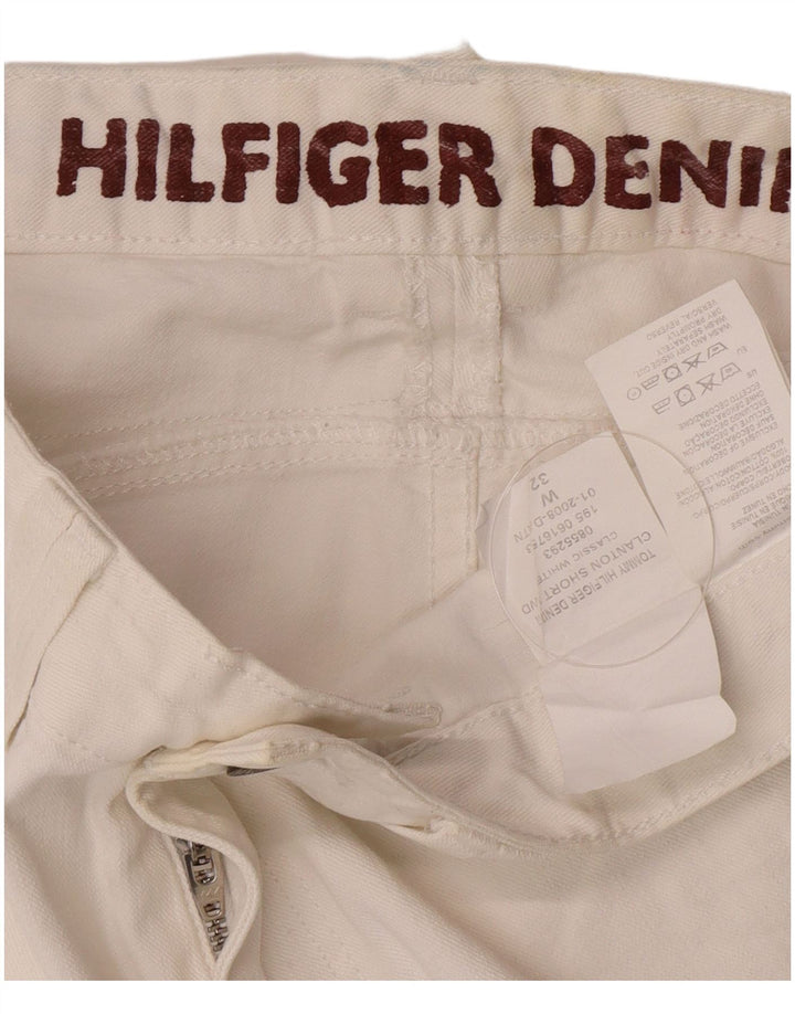 Ανδρικό τζιν σορτς Tommy Hilfiger W32 μεσαίο λευκό βαμβακερό