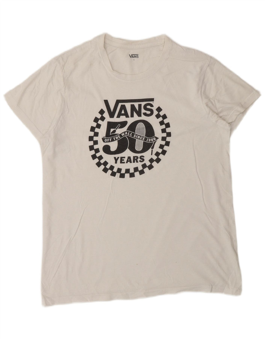 Ανδρικό γραφικό T-Shirt Vans Top Small White